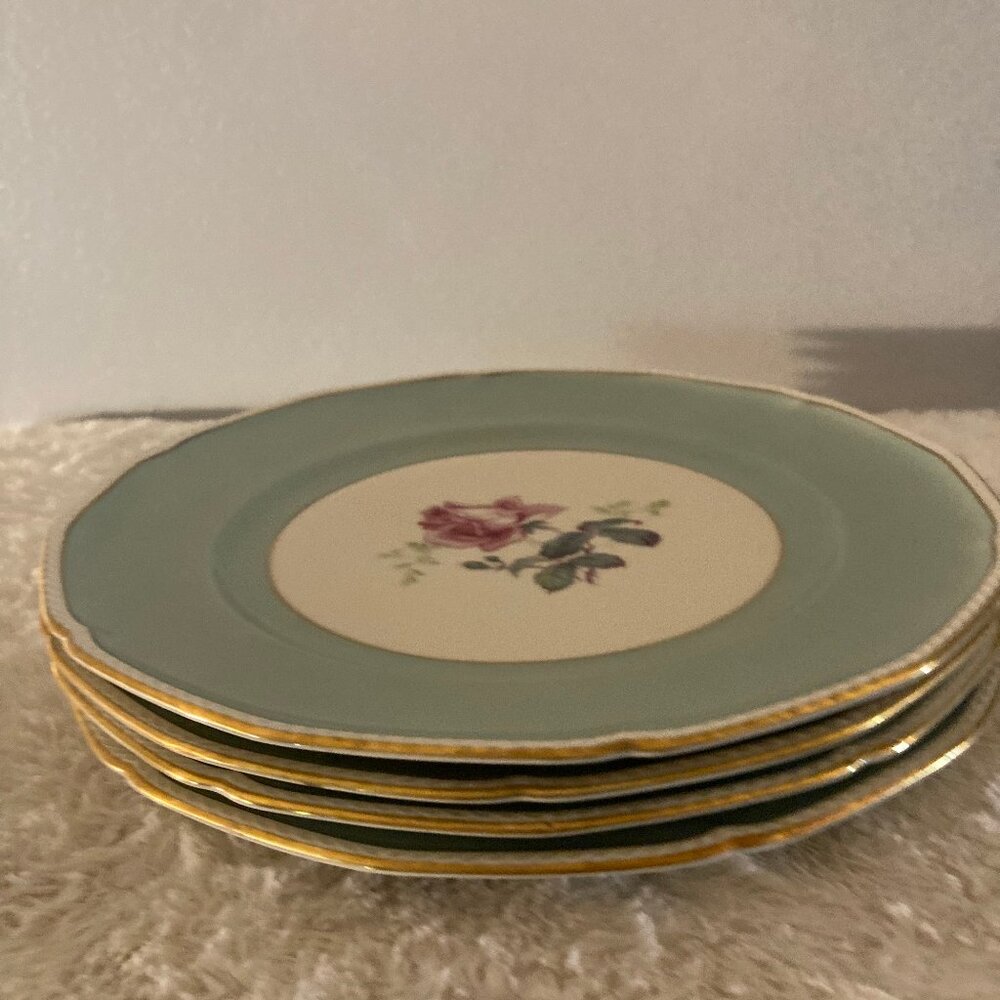Royal Tettau "Melrose" 10-1/2" Dinner Plates Set of (4)